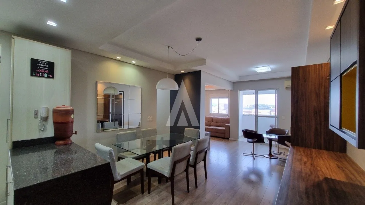 Apartamento mobiliado com 1 suíte mais 1 quarto à venda no bairro Anita Garibaldi em Joinville-SC por R$ 590.000,00. — foto 2
