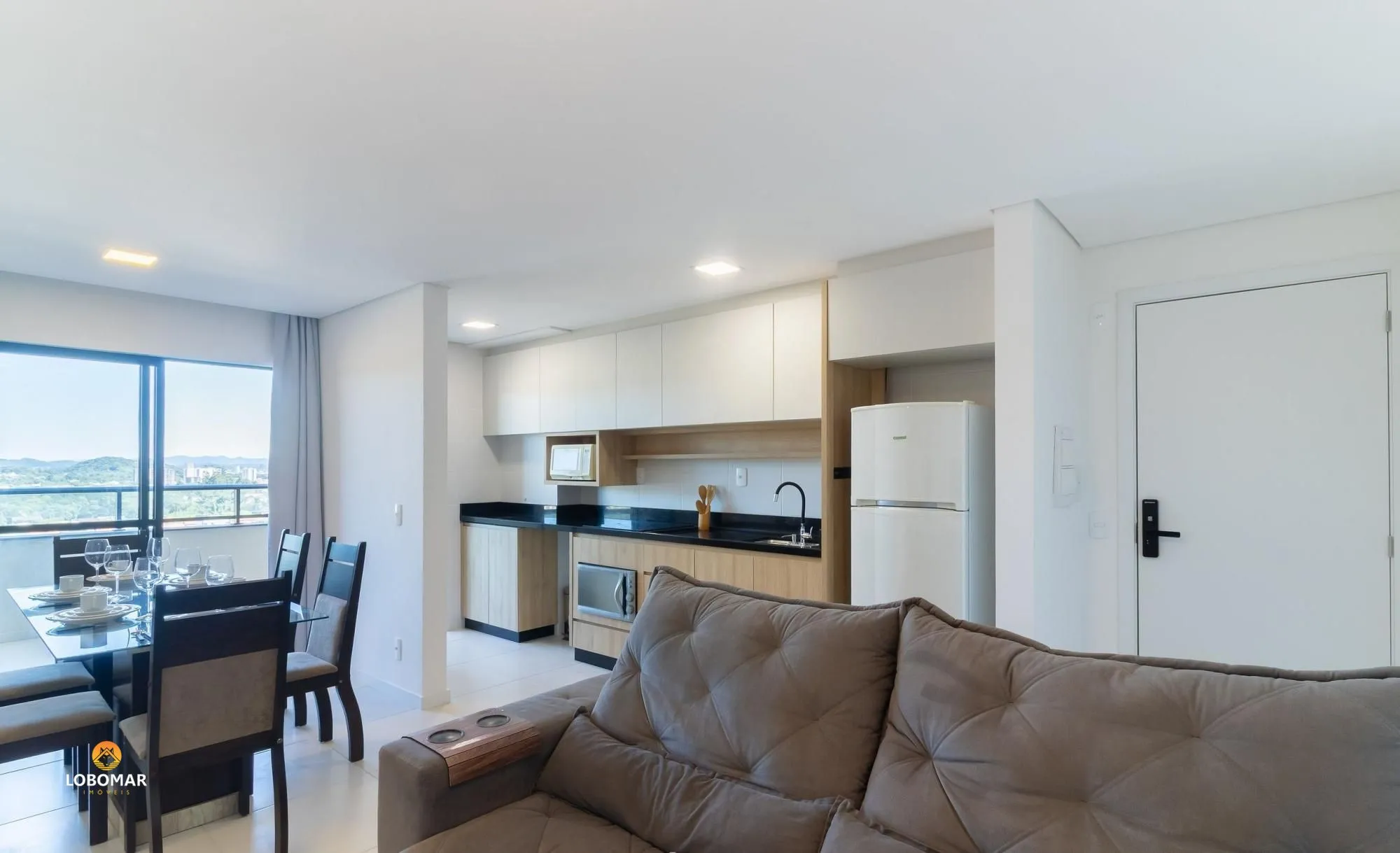 Apto mobiliado com vista mar, à 150m da praia - Penha/SC — foto 4