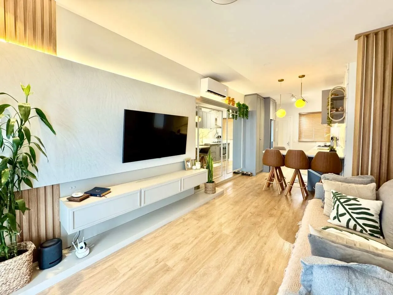 Casa moderna com área de festas e mobiliada Bairro Velha - foto 1