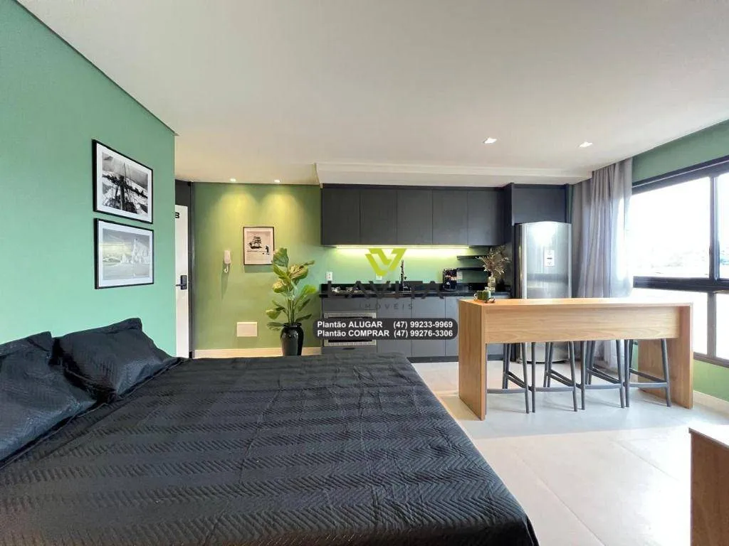 Apartamento com 1 dormitório para alugar, 31 m por R$ 2.830,00/mês - Centro - Blumenau/SC — foto 6