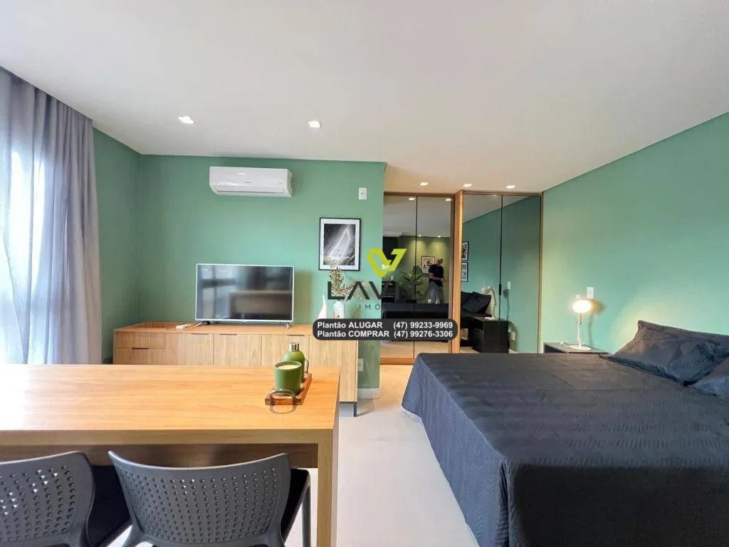 Apartamento com 1 dormitório para alugar, 31 m por R$ 2.830,00/mês - Centro - Blumenau/SC — foto 7