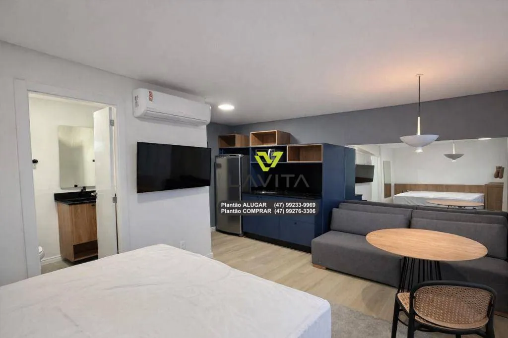 Apartamento totalmente mobiliado para aluguel no Edifício ON. Empreendimento Inovador no Bairro da Velha Blumenau SC - foto 1