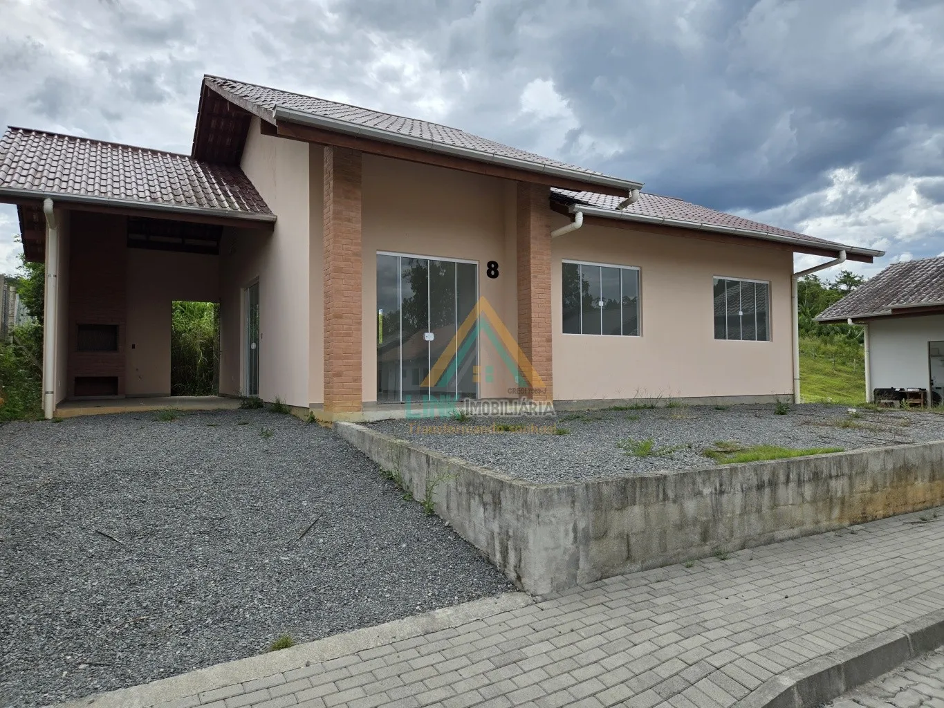 Casa no Condomínio Residencial Ecohaus, no Bairro Pomerode Fundos na Cidade de Pomerode, com 99,73m de Área construída. - foto 1