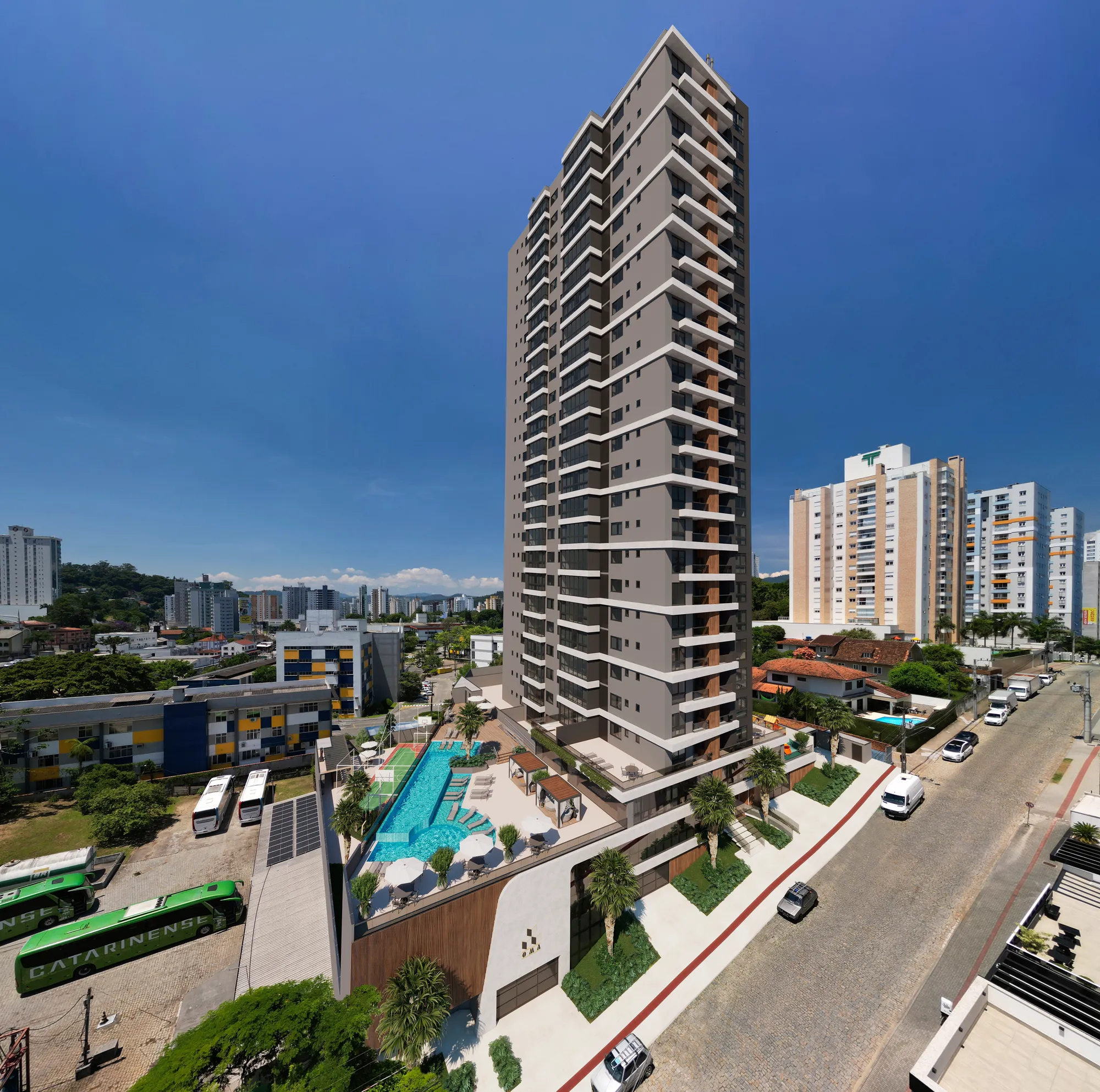 2 dormitórios | com terraço | ao lado da FURB - foto 1