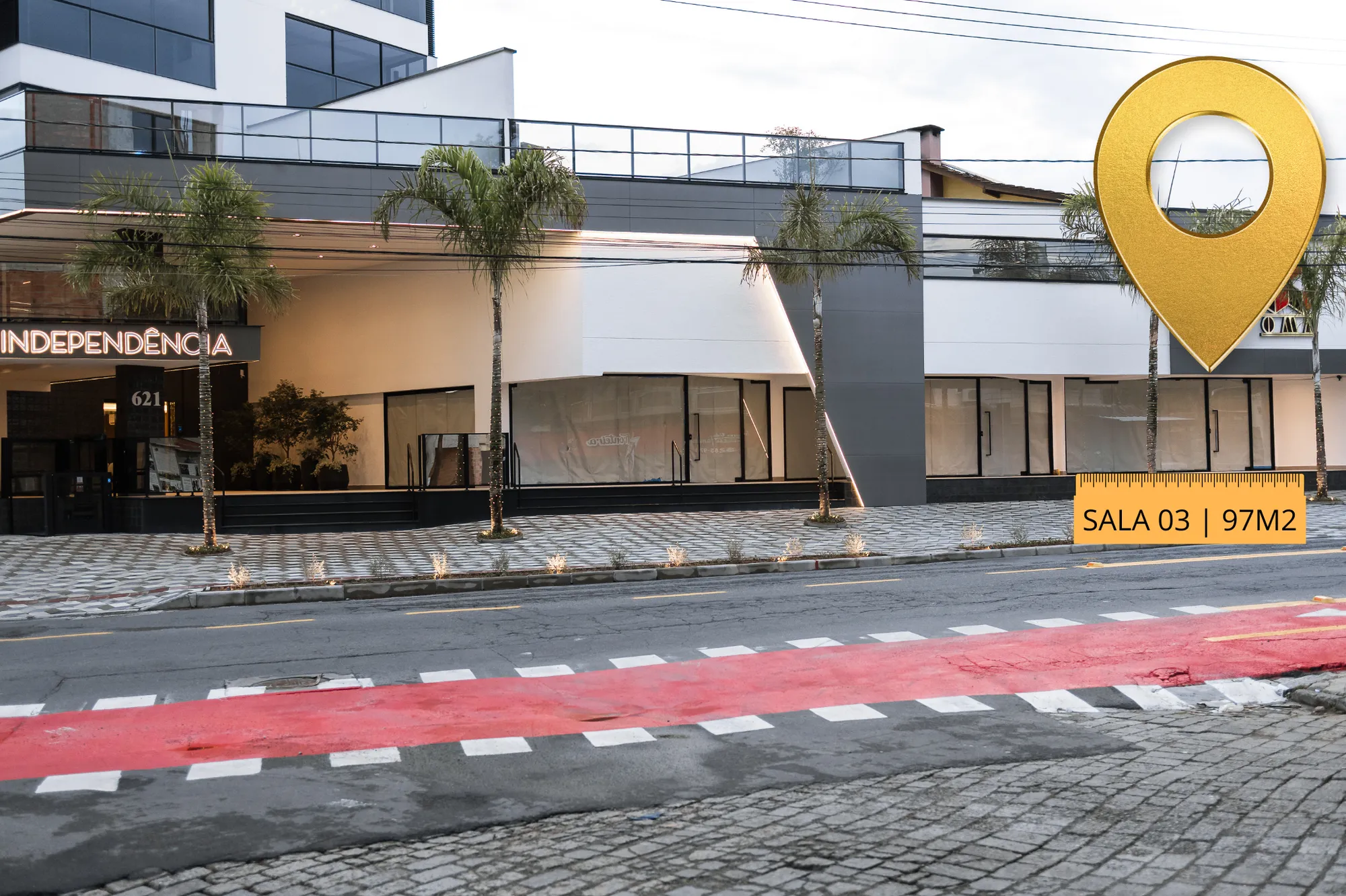 Sala Comercial Térrea 97m² - foto 1