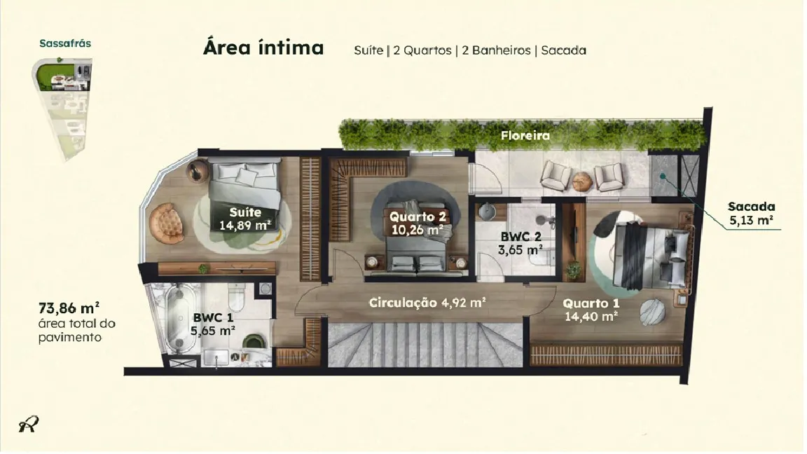 Triplex de Alto Padrão à Venda no Vila Nova - Projeto Moderno com Terraço — foto 6