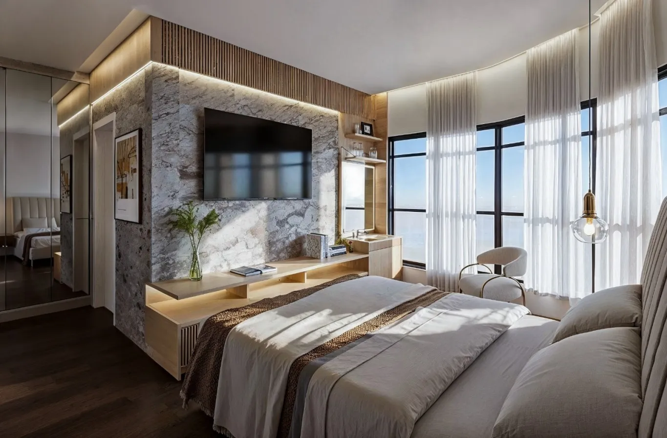 Triplex de Alto Padrão à Venda no Vila Nova - Projeto Moderno com Terraço — foto 3