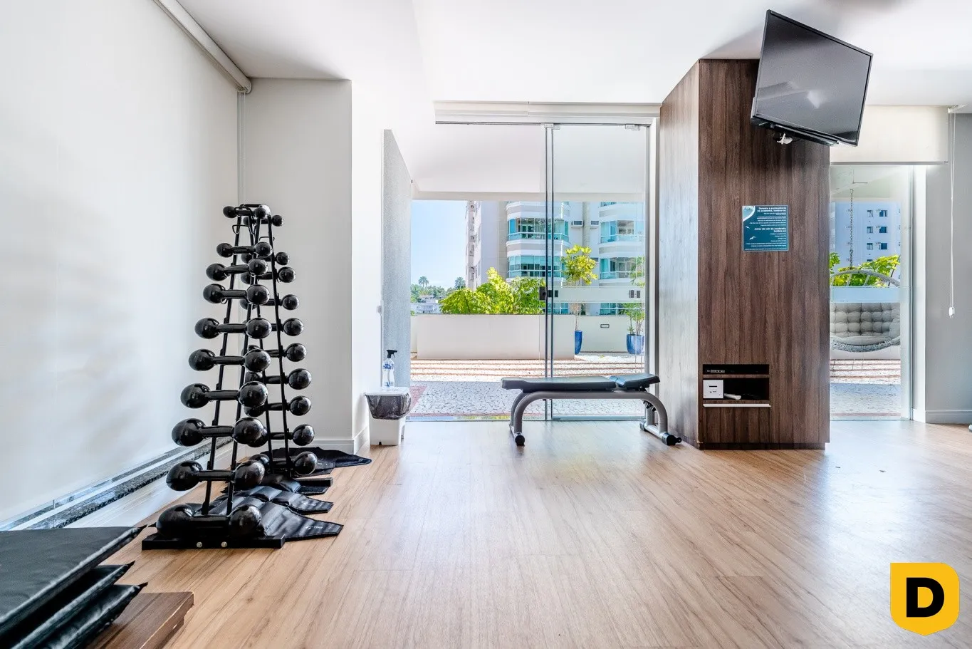 Residencial Aruba - Vila Nova - 1 dormitório com 57 m privativo, semimobiliado em andar alto, com sacada e vista aberta — foto 3