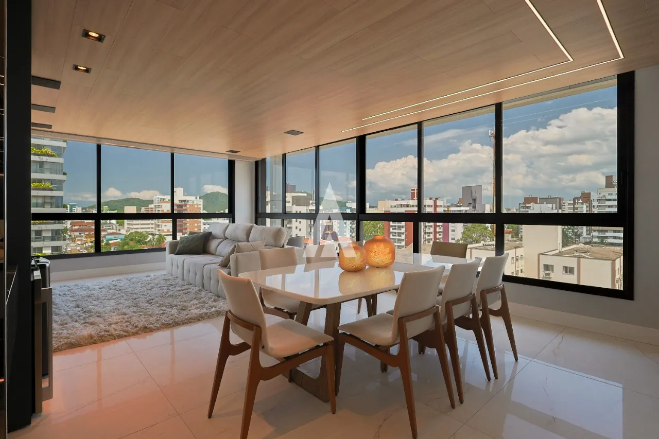 Apartamento com 3 suítes à venda no bairro América em Joinville - SC por R$ 3.190.000,00. — foto 4