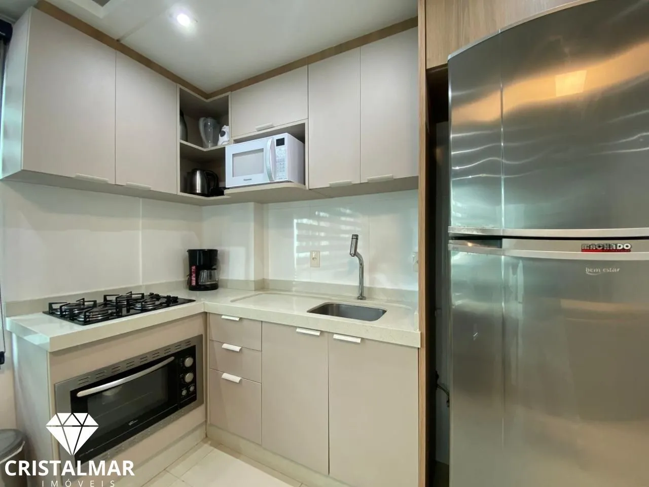 Frente mar em 4 Ilhas, 2 dormitórios mobiliado na praia Bandeira Azul — foto 7