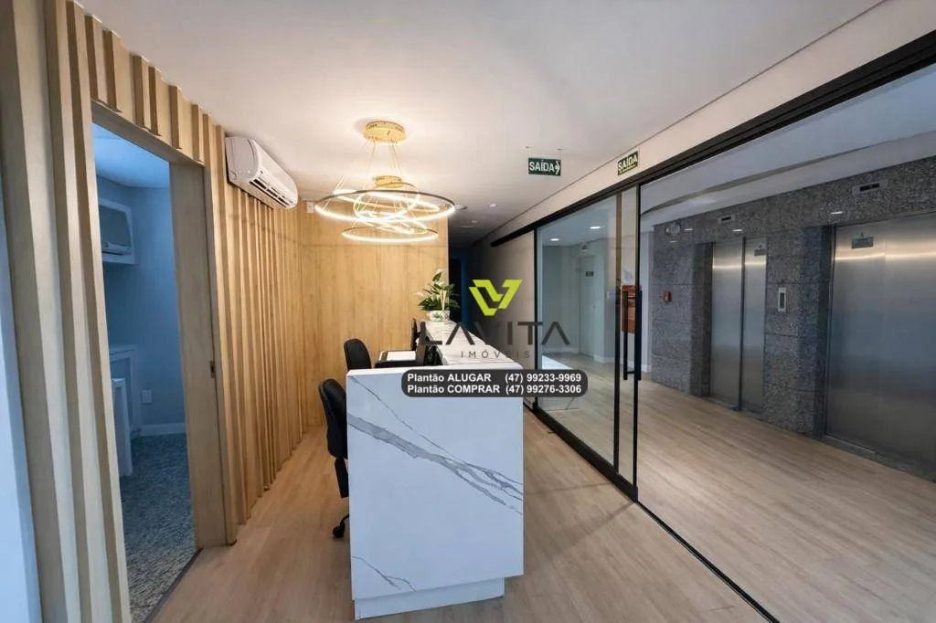 Aluguel - Conjunto de Salas (04 salas) TOTALMENTE MOBILIADAS no Edifício Ciso - Bairro Garcia - Blumenau - SC — foto 2