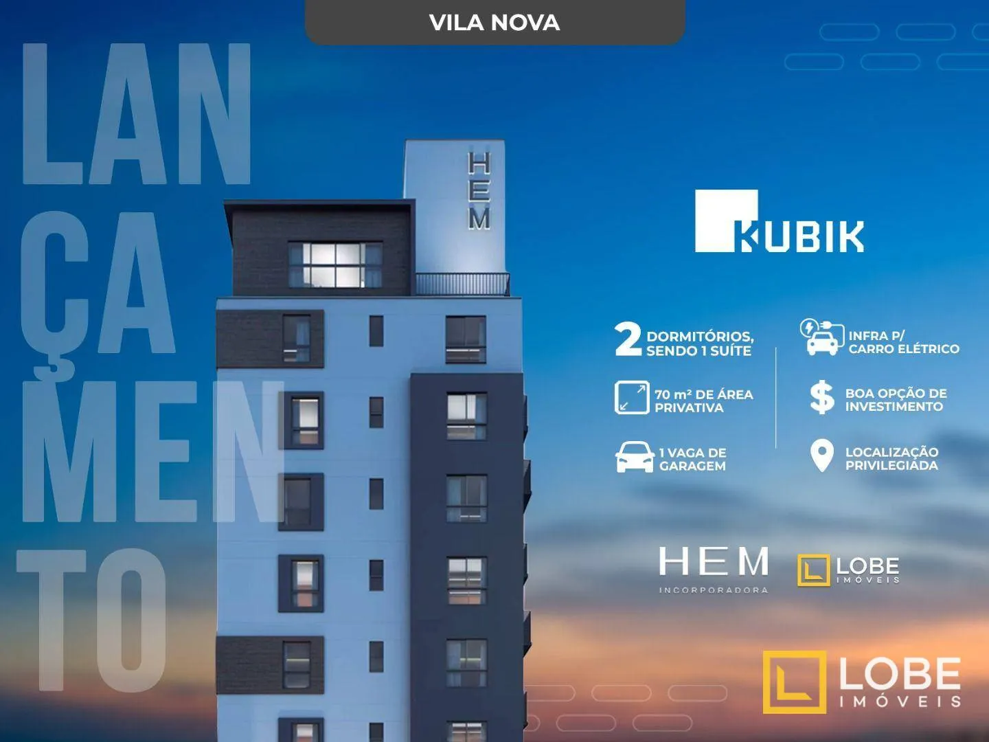 Apartamento com 2 Dormitórios e 70m no bairro Vila Nova! — foto 3