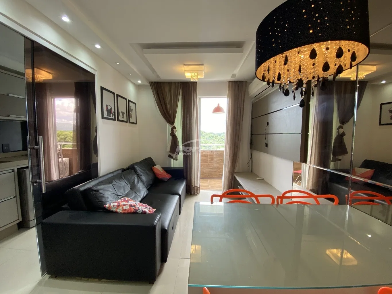 Apartamento mobiliado em condomínio completo, com 2 quartos e sacada com churrasqueira no Passo Manso em Blumenau! - foto 1