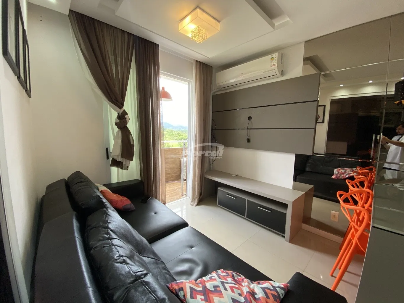 Apartamento mobiliado em condomínio completo, com 2 quartos e sacada com churrasqueira no Passo Manso em Blumenau! — foto 2