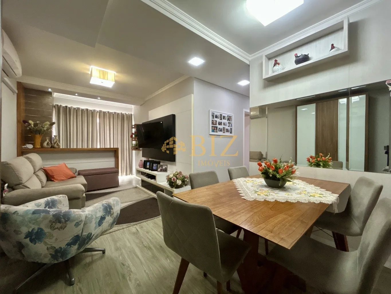 Excelente apartamento mobiliado, com 3 quartos, no Bairro Fortaleza! - foto 1