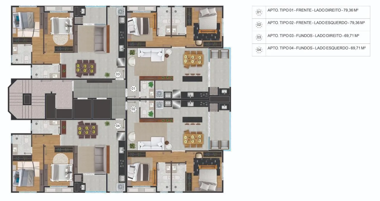 Apartamento para Venda em Navegantes, Centro, 3 dormitórios, 2 suítes, 1 banheiro, 1 vaga — foto 5