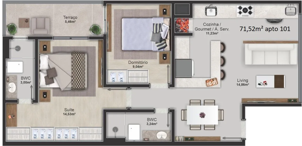 Apartamento para Venda em Balneário Camboriú, Nações — foto 3