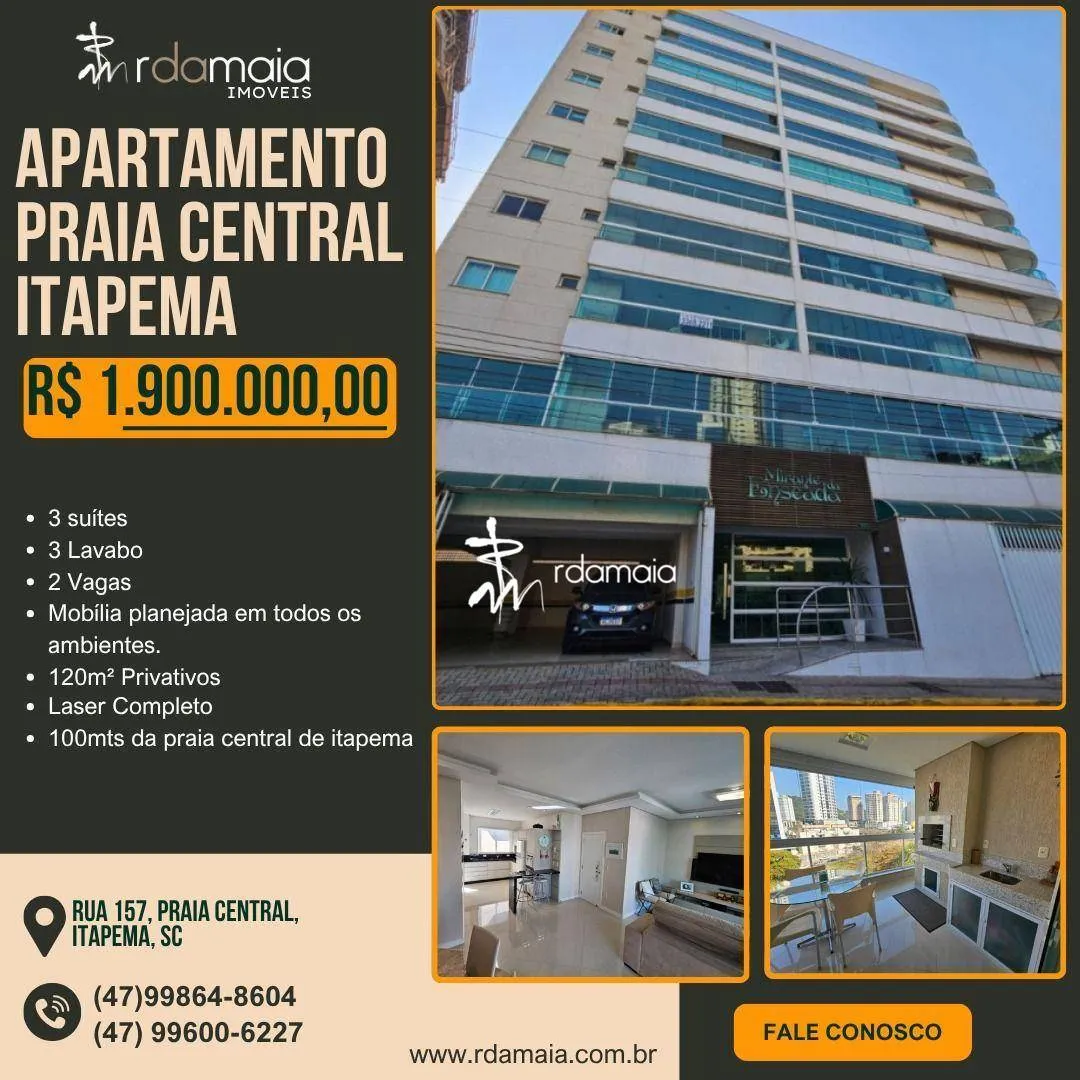 Apartamento Centro de Itapema SC #itapama #rdamaialitoral - foto 1