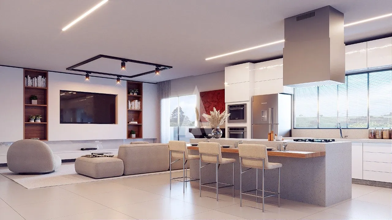 Apartamento com 1 suíte e 2 quartos à venda no bairro Saguaçu em Joinville-SC por R$679.000,00. — foto 2