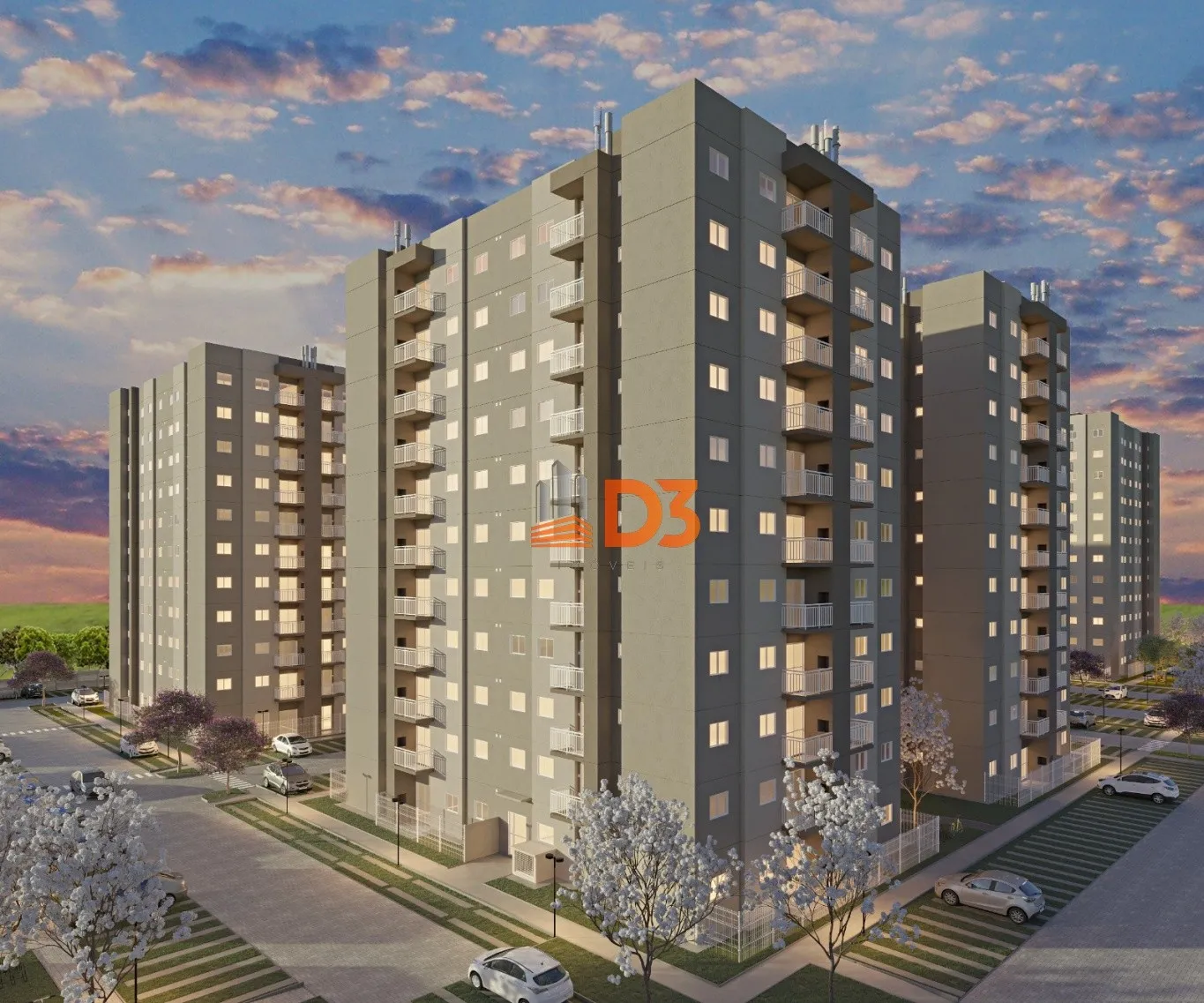 Apartamento 2 quartos, sacada com churrasqueira, em andar alto, Itoupavazinha - foto 1