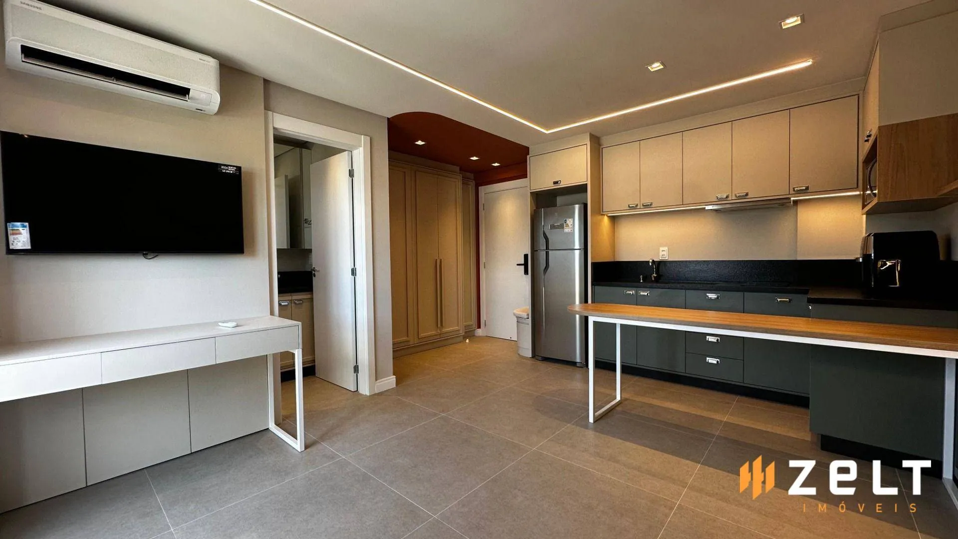 Apartamento com 1 dormitório para alugar, 27 m por R$ 2.500,00/mês - Velha - Blumenau/SC — foto 5