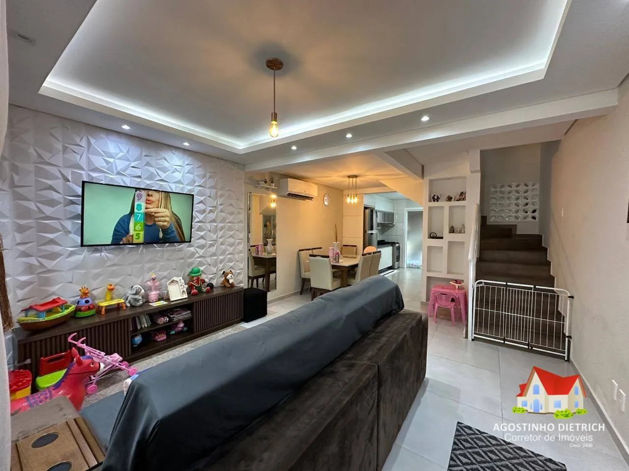 Sobrado Geminado C/88 m2 C/02 Suites + Moveis Planejados +Garagem C/Pergolado +Area C/Churrasqueira No Aventureiro! — foto 7