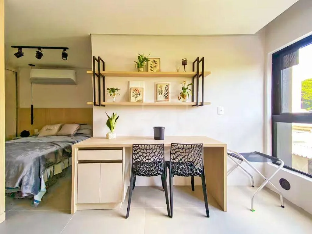 Apartamento com 1 dormitório para alugar, 27 m por R$ 3.070,18/mês - Centro (Blumenau) - Blumenau/SC — foto 2