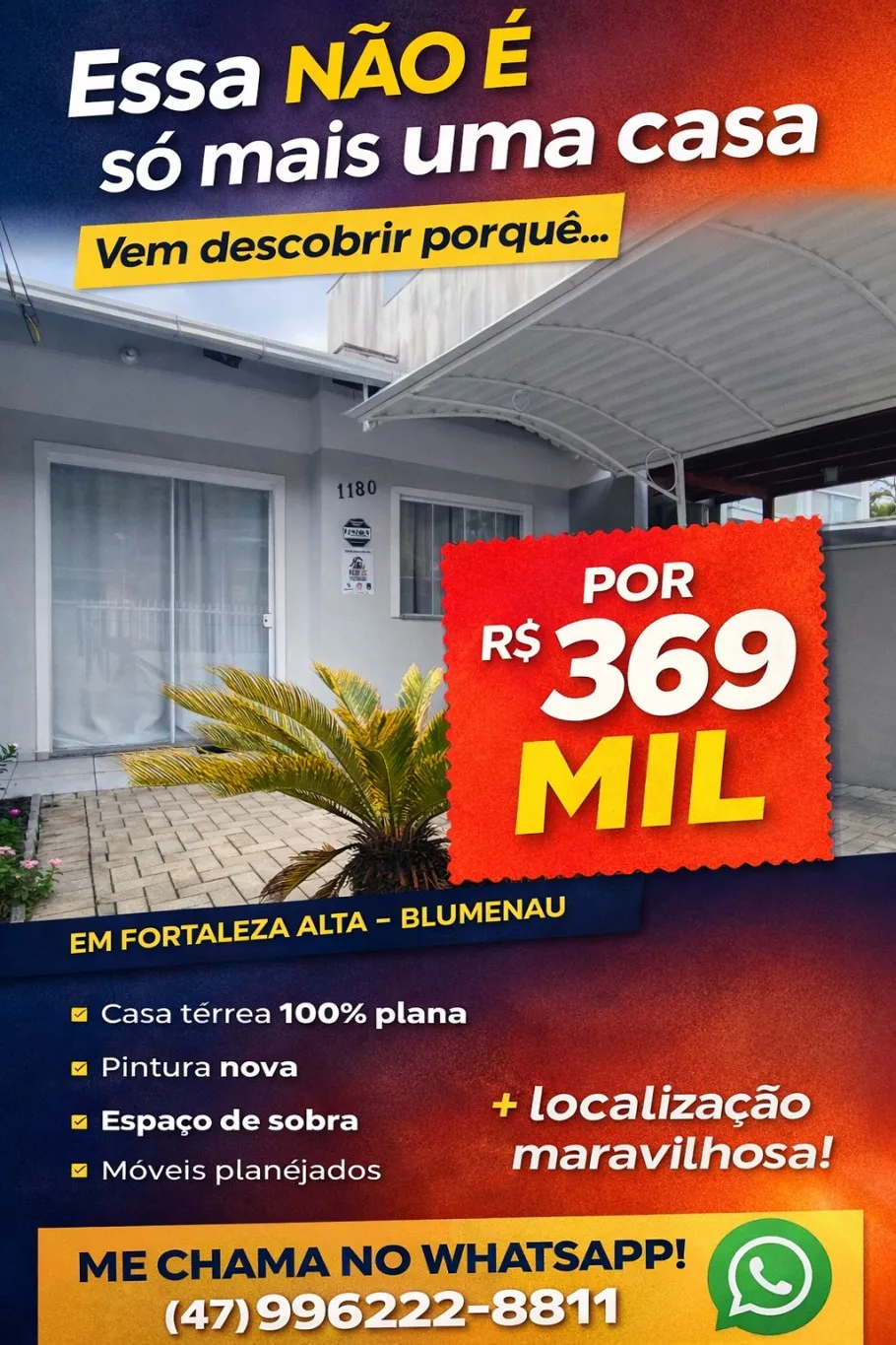 Era para ser só mais uma casa ... Até você virar a chave e sentir que ela foi feita para a sua história começar. - foto 1