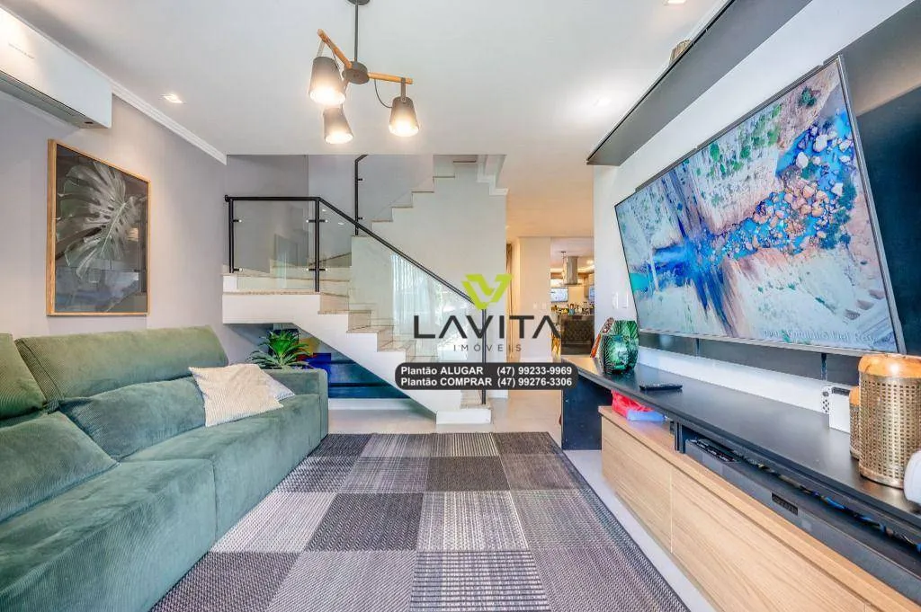 Condomínio fechado! Casa com 3 dormitórios (02 Suítes) para alugar, 180 m por R$ 9.500/mês - Vorstadt - Blumenau/SC — foto 4