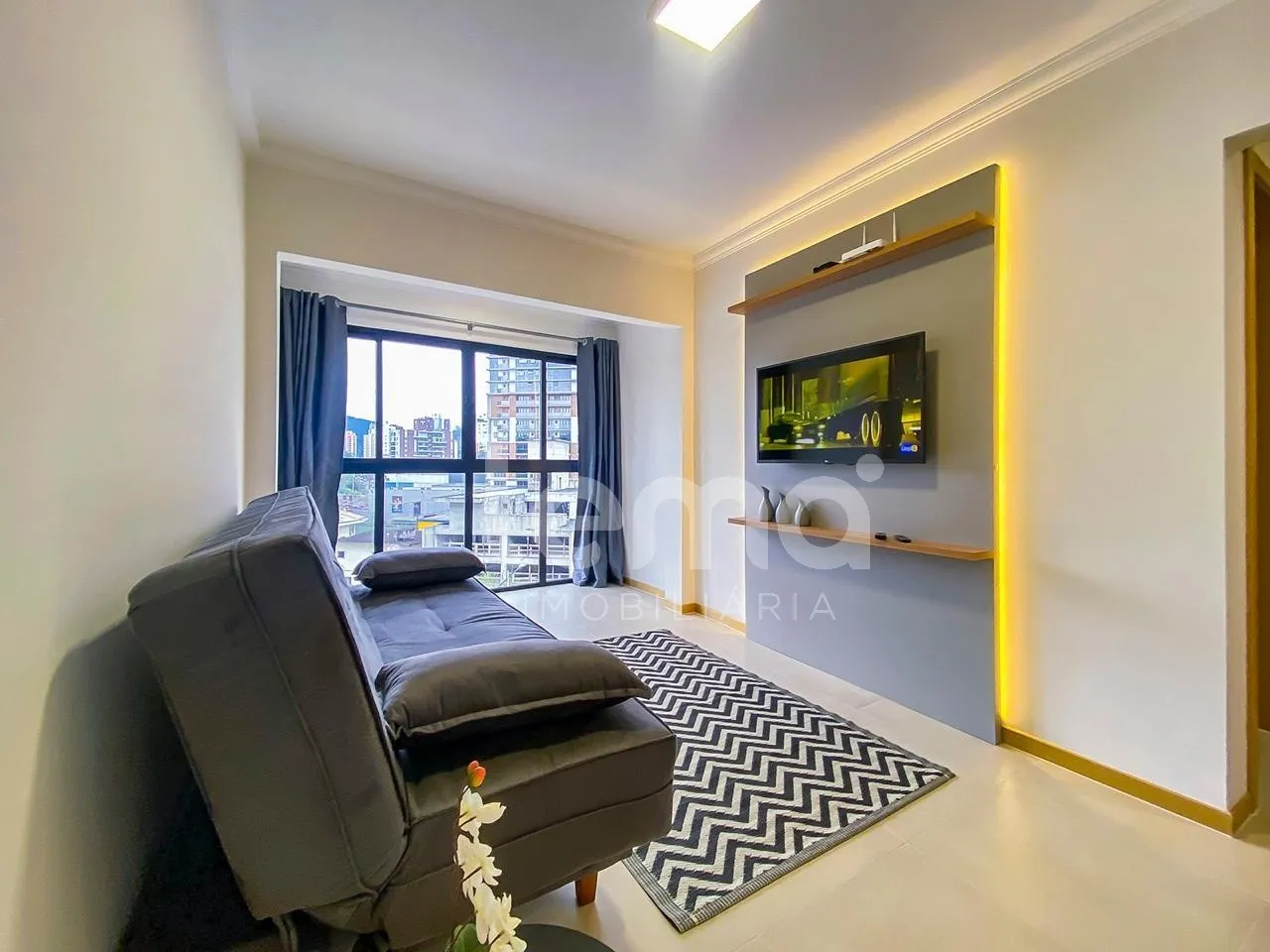 Apartamento de um dormitório no Residencial Unique, Centro de Blumenau/SC! - foto 1
