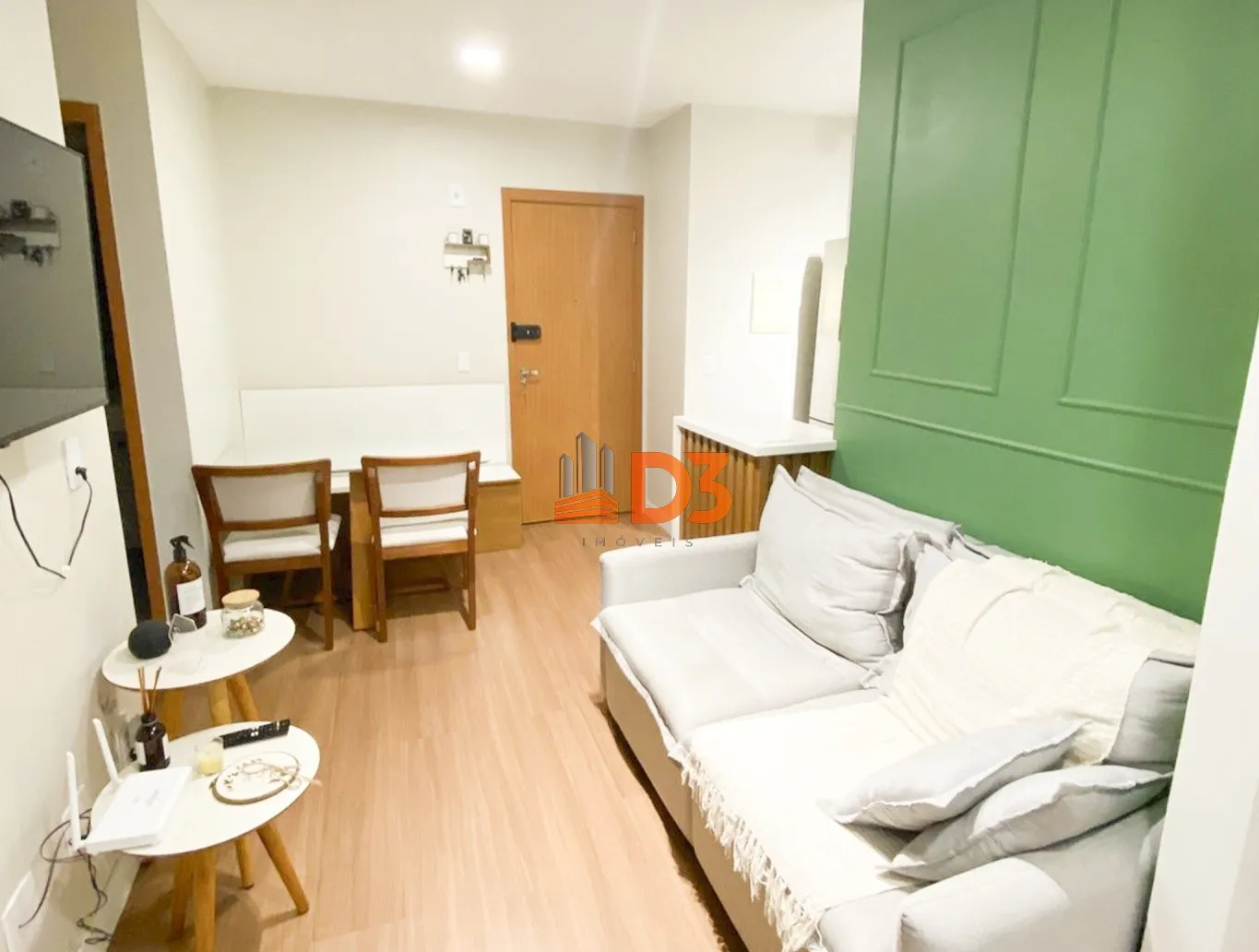 Apartamento semi mobiliado para alugar - Água Verde — foto 2