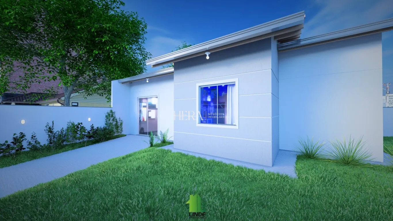 Casa térrea geminada, de 02 dormitórios, de esquina, a venda no bairro Velha Central - foto 1