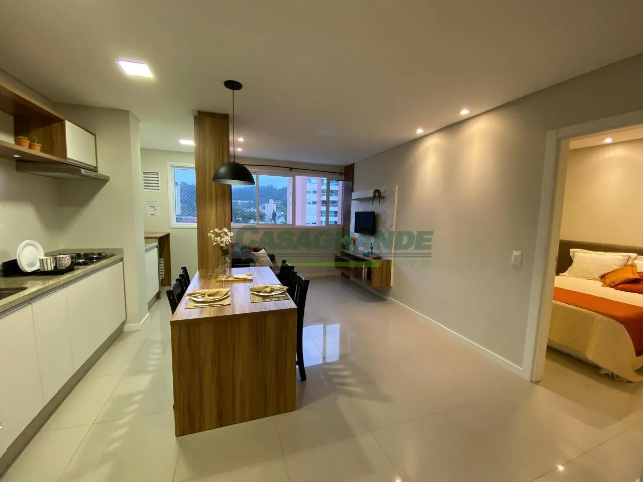 Apartamento Loft mobiliado em ótima localização no início do bairro Velha próximo ao Fórum, Justiça Federal, Parque Ramiro Ruediger e a poucos minutos do centro. — foto 5