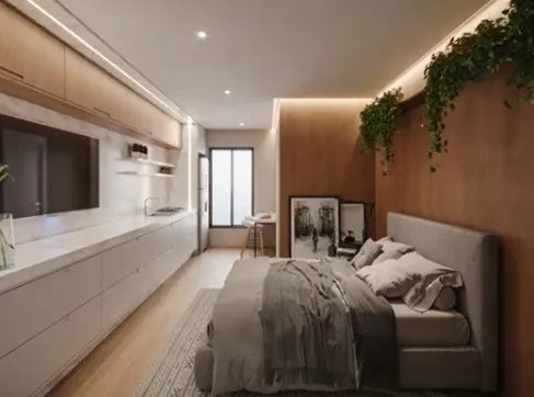 Apartamento para Venda em Blumenau, Centro, 1 dormitório, 1 banheiro, 1 vaga — foto 2