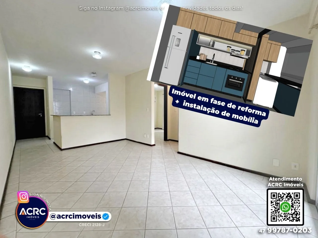 ACRC Imóveis - AP10082 - Apartamento para Locação no Bairro Victor Konder — foto 2