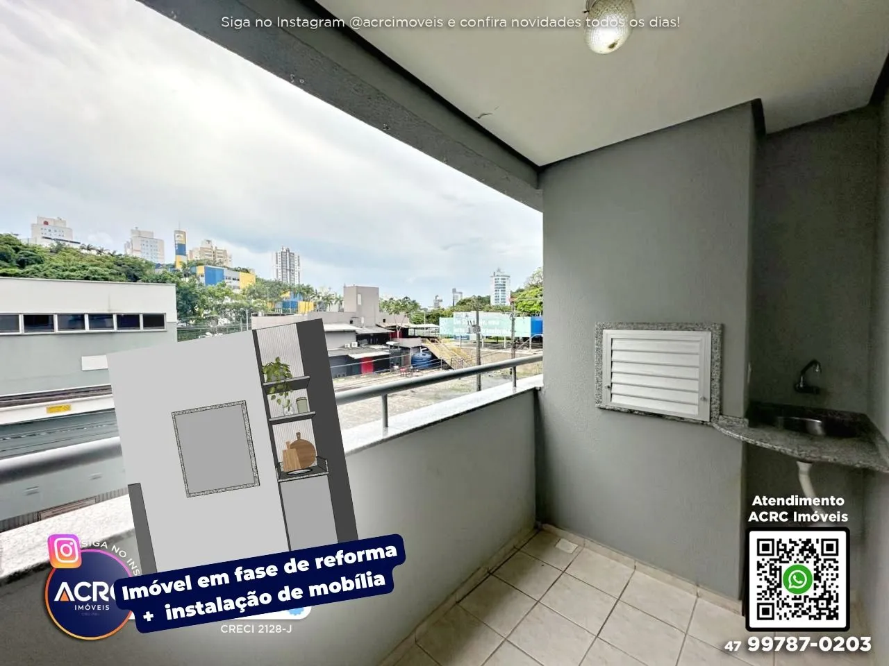 ACRC Imóveis - AP10082 - Apartamento para Locação no Bairro Victor Konder — foto 3