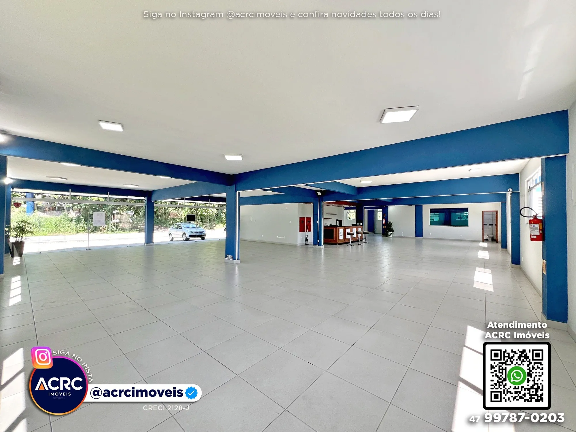 ACRC Imóveis - SA01372 - Sala para Locação no Bairro Vorstadt em Blumenau — foto 2
