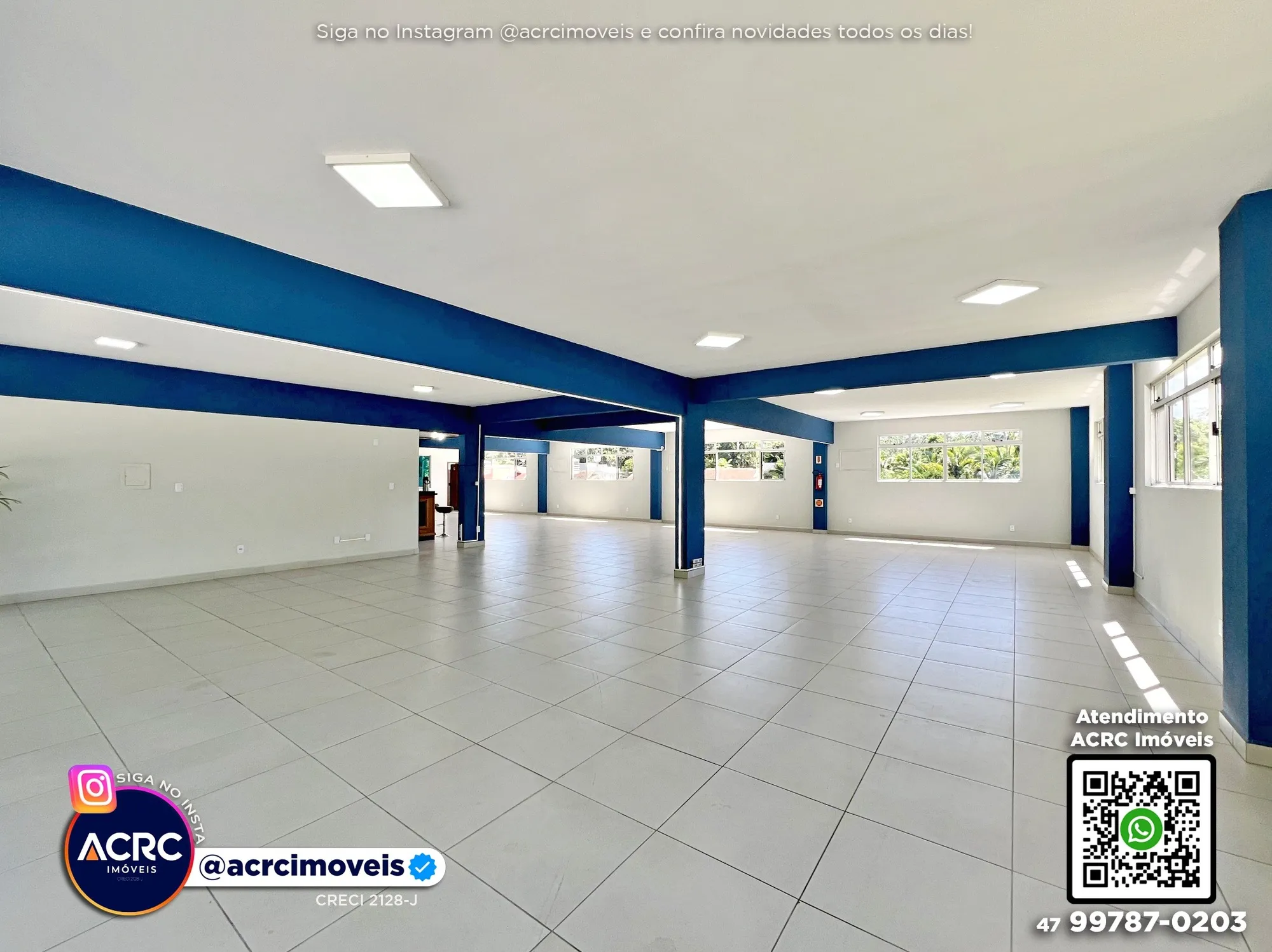 ACRC Imóveis - SA01372 - Sala para Locação no Bairro Vorstadt em Blumenau — foto 6