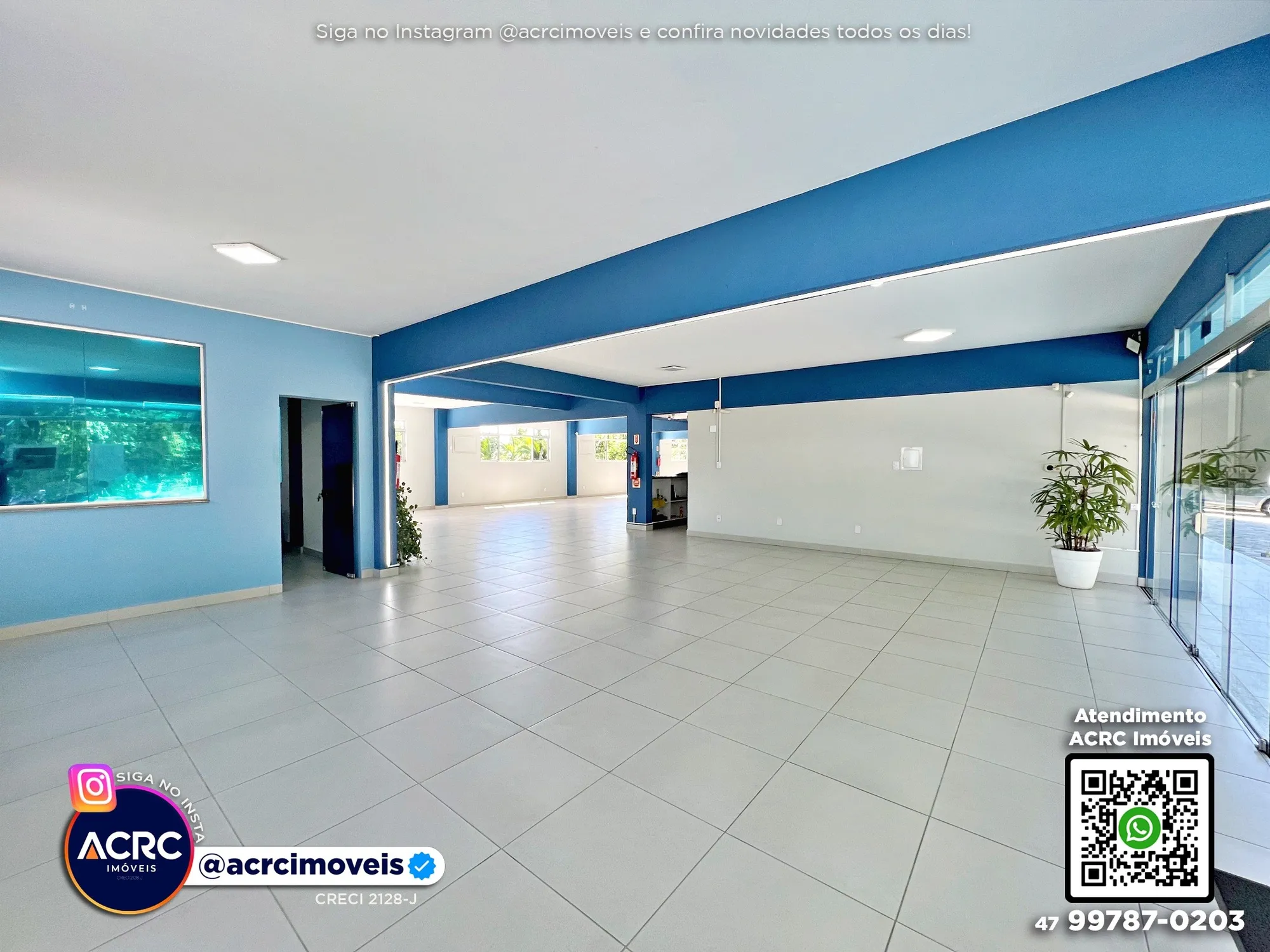 ACRC Imóveis - LJ00526 - Loja para Locação no Bairro Vorstadt em Blumenau — foto 3