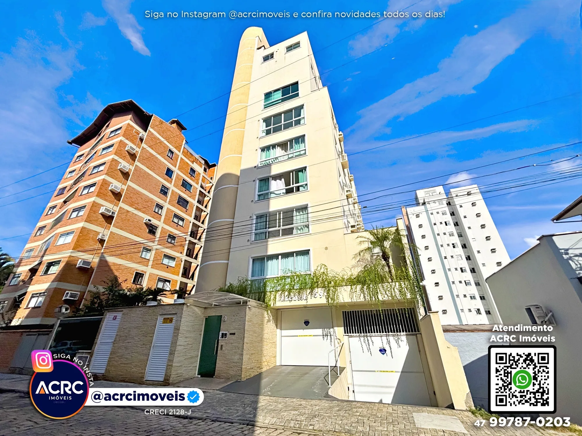 ACRC Imóveis - AP10073 - Apartamento para Locação no Bairro Vila Nova em Blumenau - foto 1