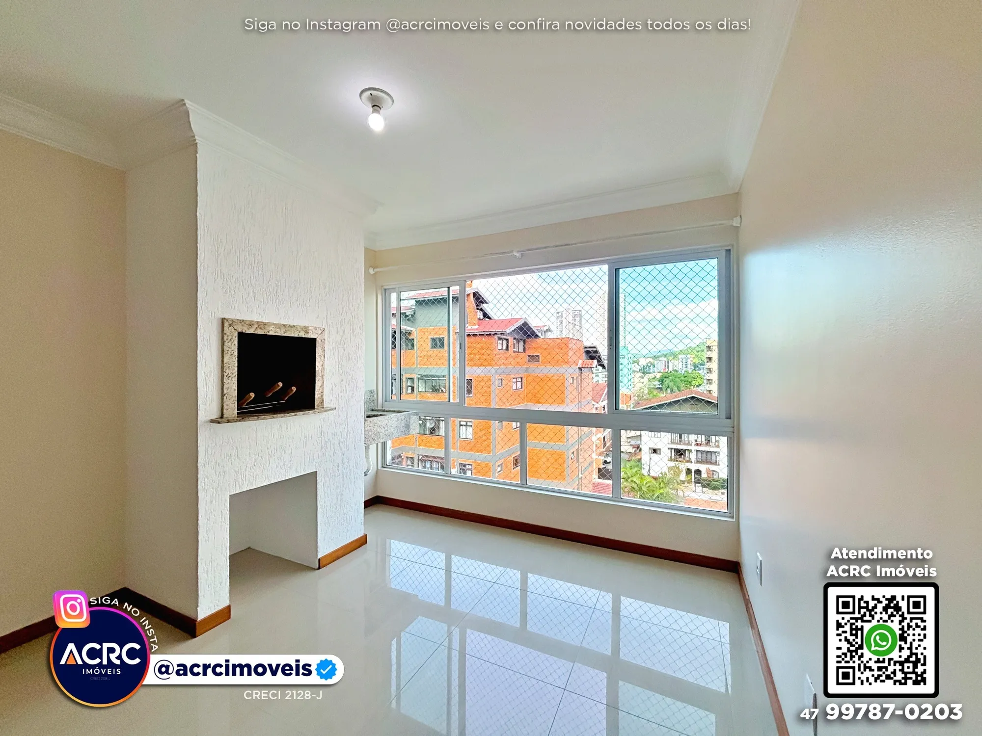 ACRC Imóveis - AP10073 - Apartamento para Locação no Bairro Vila Nova em Blumenau — foto 3