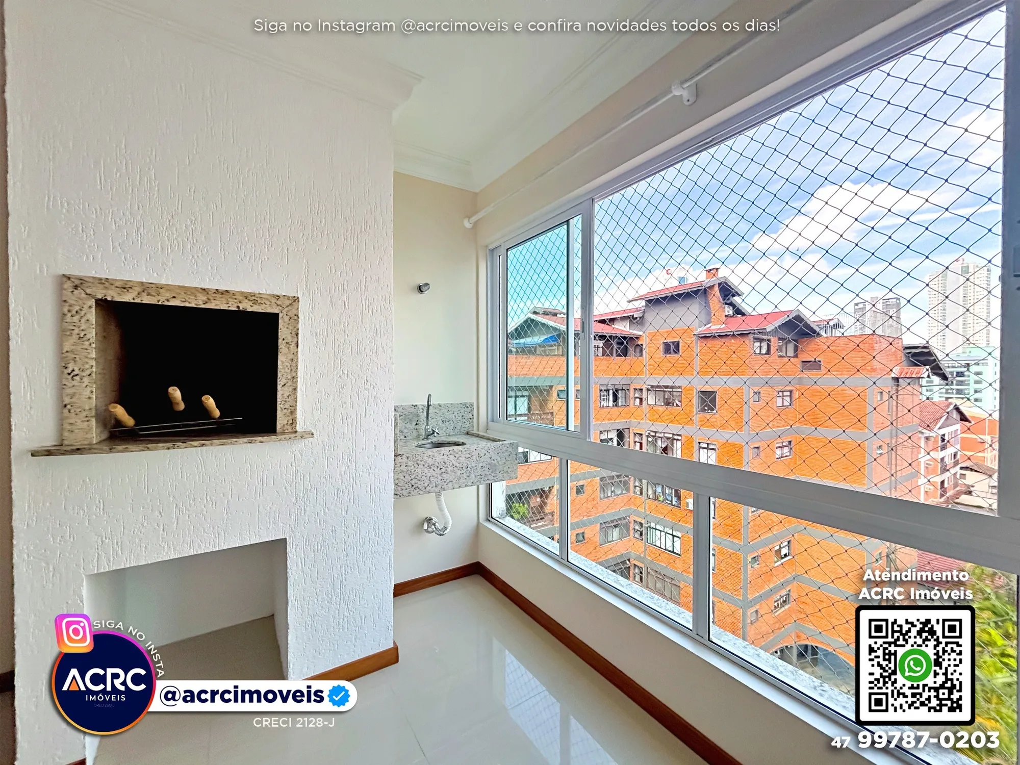 ACRC Imóveis - AP10073 - Apartamento para Locação no Bairro Vila Nova em Blumenau — foto 4