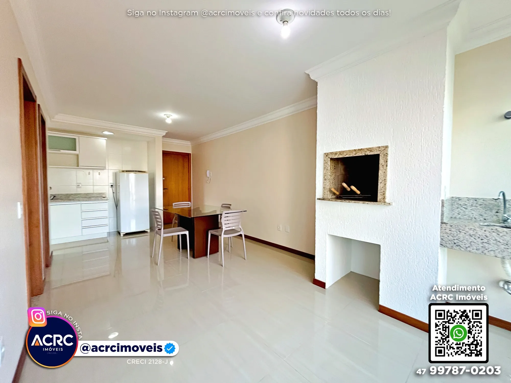 ACRC Imóveis - AP10073 - Apartamento para Locação no Bairro Vila Nova em Blumenau — foto 5