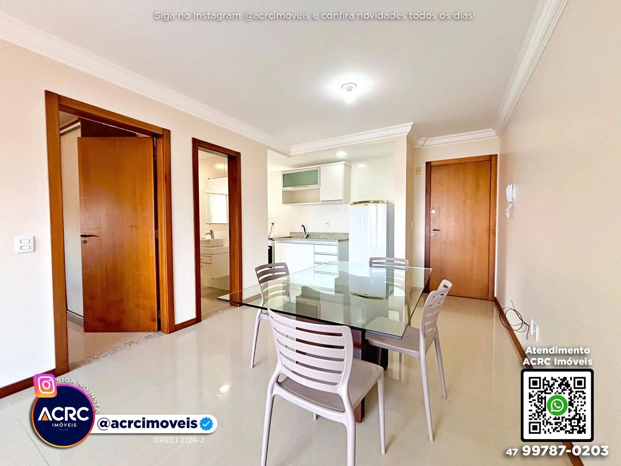ACRC Imóveis - AP10073 - Apartamento para Locação no Bairro Vila Nova em Blumenau — foto 6