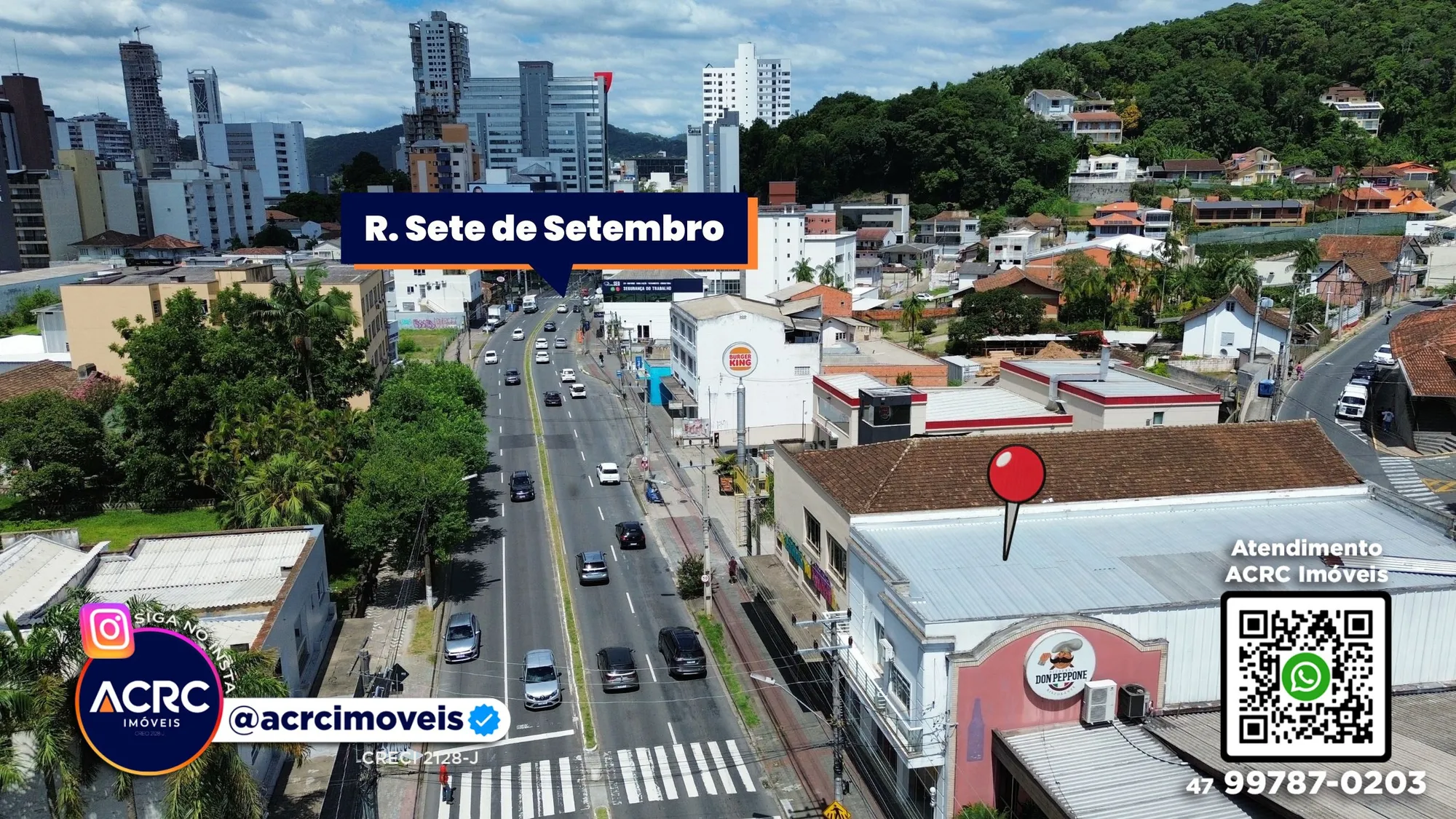 ACRC Imóveis - SA01371 - Sala comercial a Venda no Bairro Centro de Blumenau — foto 4