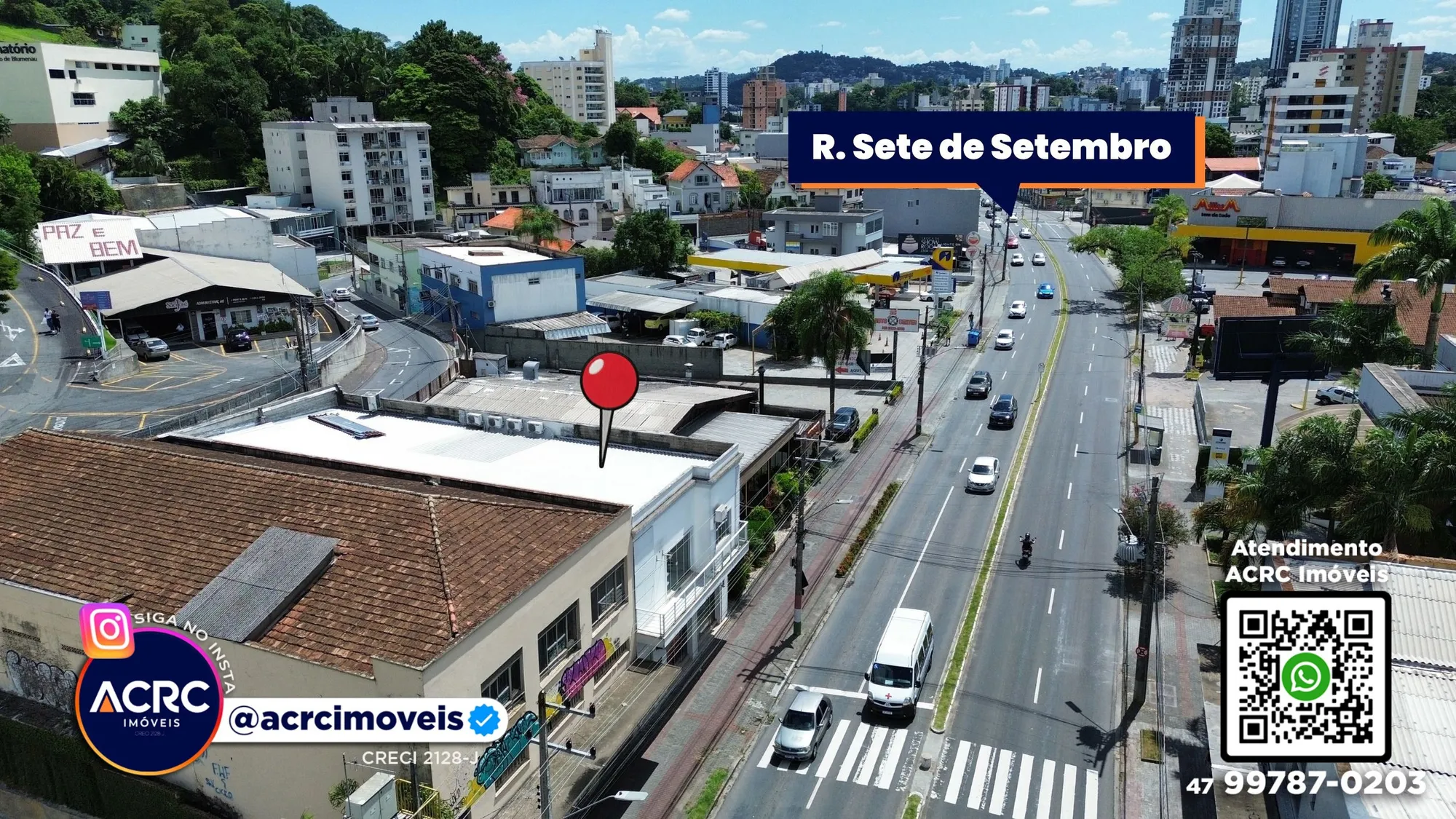 ACRC Imóveis - SA01371 - Sala comercial a Venda no Bairro Centro de Blumenau — foto 3