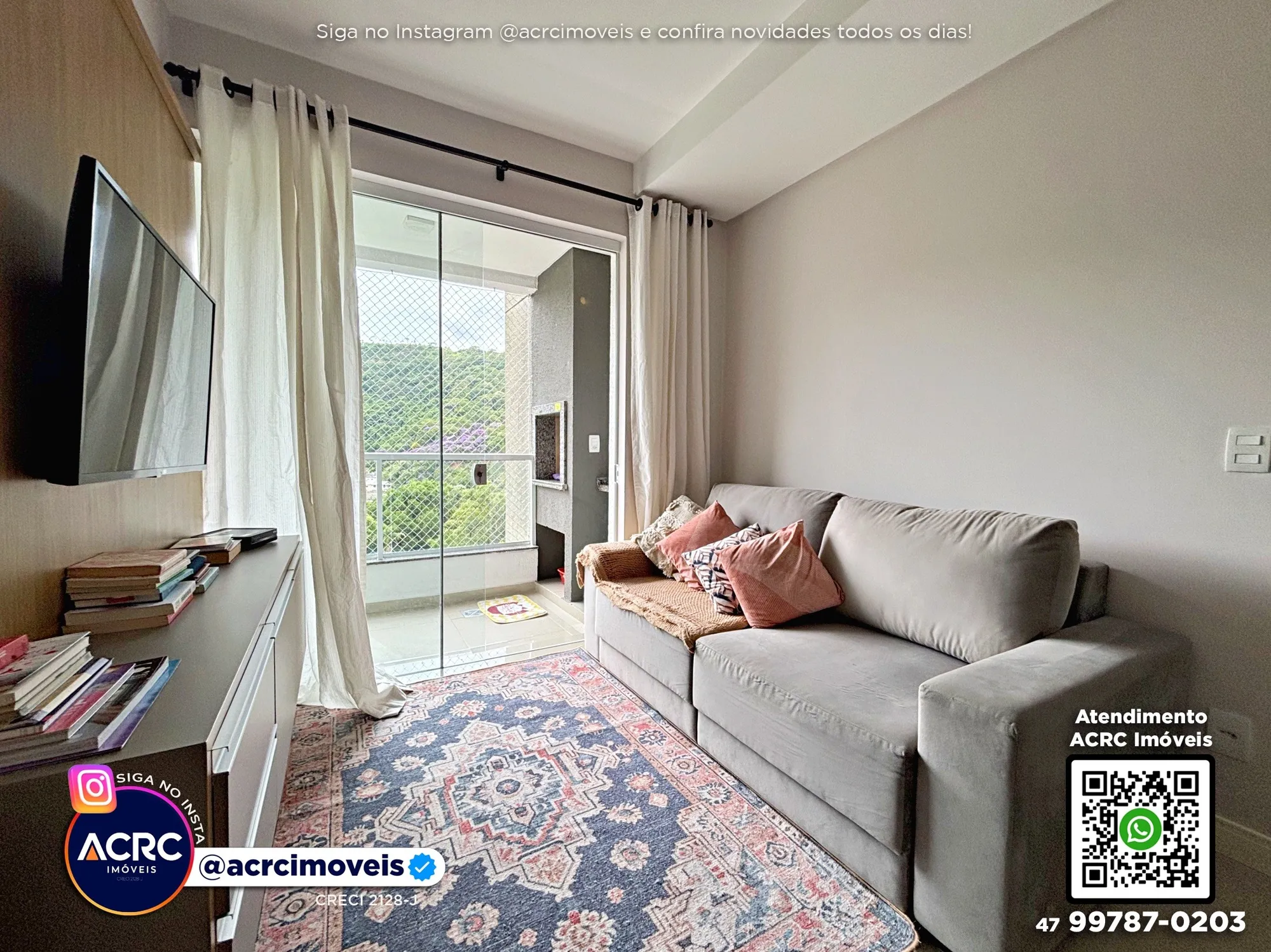 ACRC Imóveis - AP10066 - Apartamento a Venda no Bairro Boa Vista em Blumenau — foto 3
