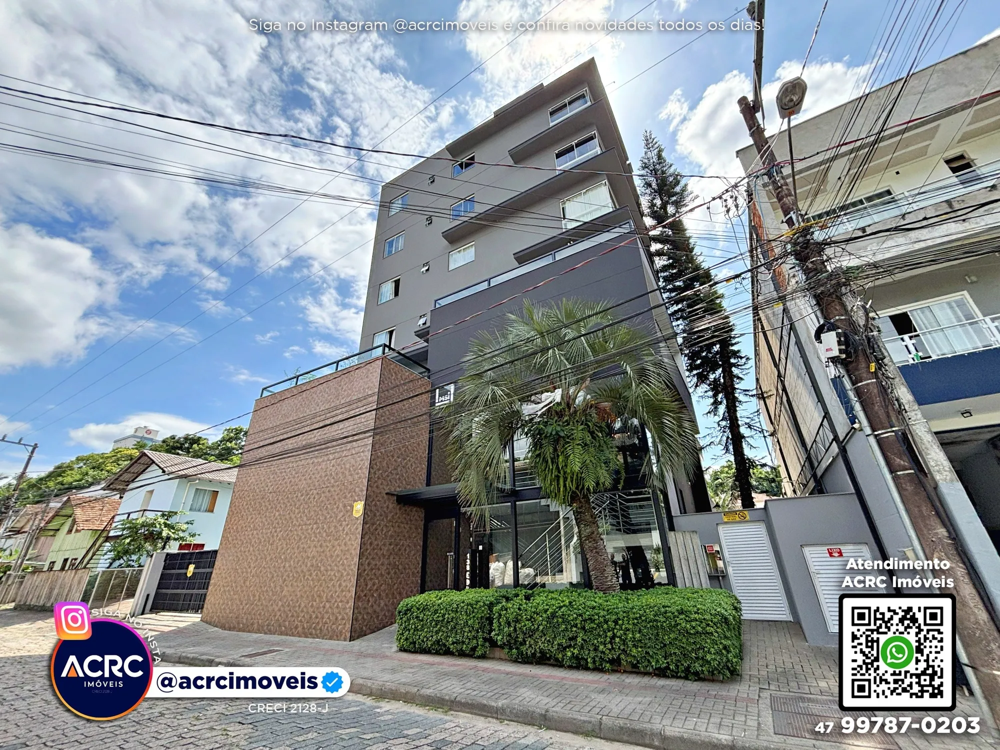 ACRC Imóveis - AP10062 - Apartamento no último a Venda no Bairro Vila Nova em Blumenau - foto 1