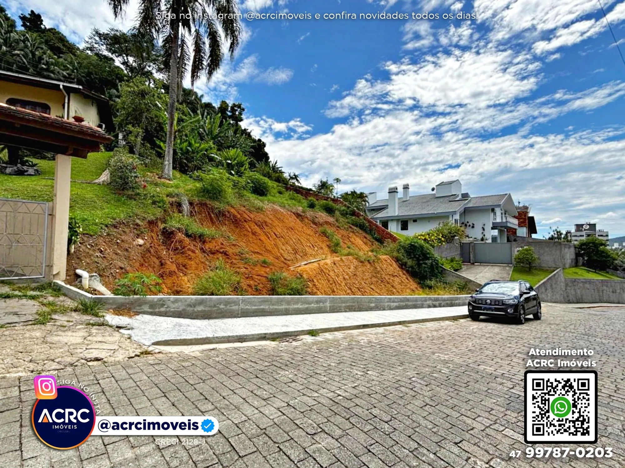 ACRC Imóveis - TE01344 - Terreno com um total de 1.108,45m a Venda no Bairro Itoupava Seca em Blumenau — foto 3