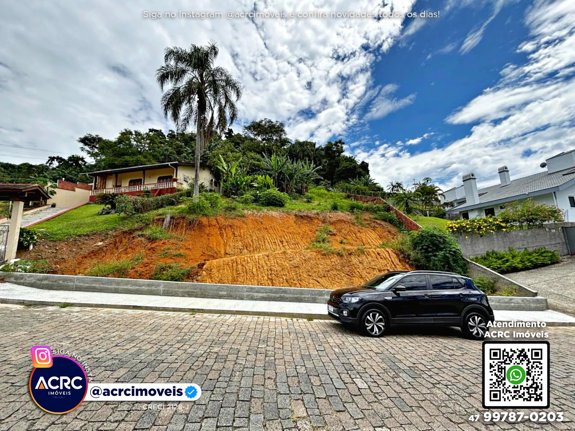 ACRC Imóveis - TE01344 - Terreno com um total de 1.108,45m a Venda no Bairro Itoupava Seca em Blumenau — foto 4